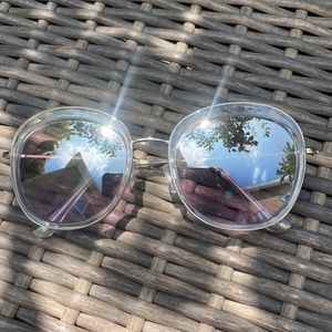 PURPLE 70S OVERSIZED SHADES